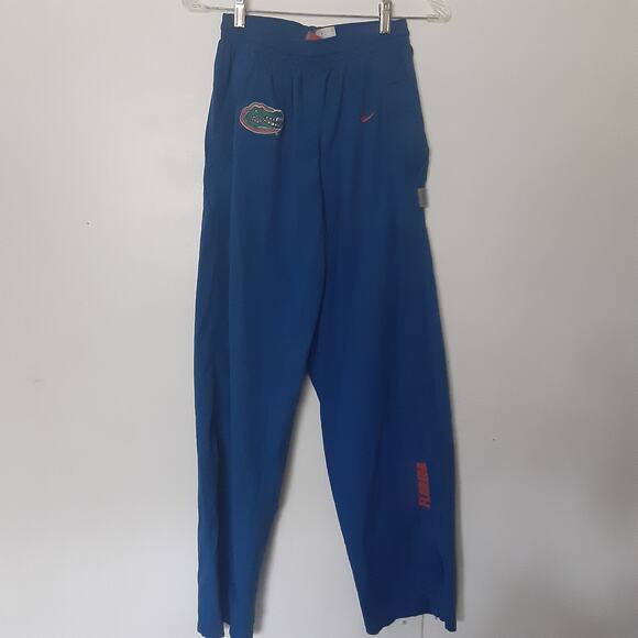 Nike Florida Gators On Field Track Training Pants Ankle Zip Men's S Blue Warmup - Picture 1 of 13